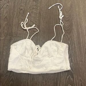 Princess polly crop lace top